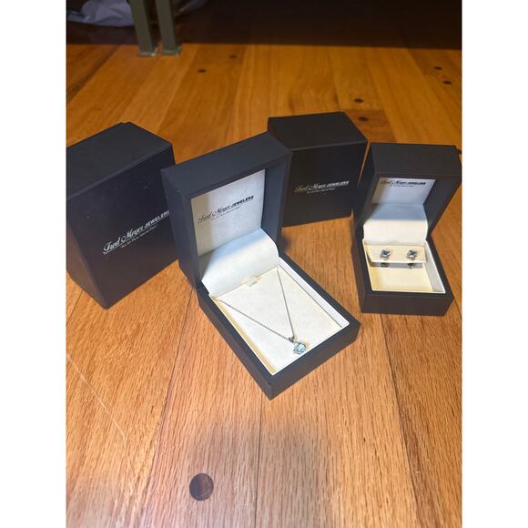 Fred Meyer Jewelry 2 pc. matching set: Dec birthstone Blue Turquoise - Picture 4 of 8